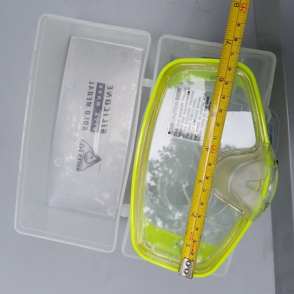 Vintage NEW old stock 90s Silicone Snorkel / Dive Mask - Picture 3 of 6